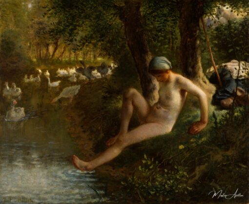 La fille de l’oie – Jean-François Millet Jean-François Millet
