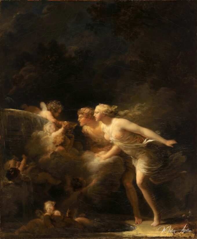 La fontaine de l’amour – Jean-Honoré Fragonard Jean-Honoré Fragonard