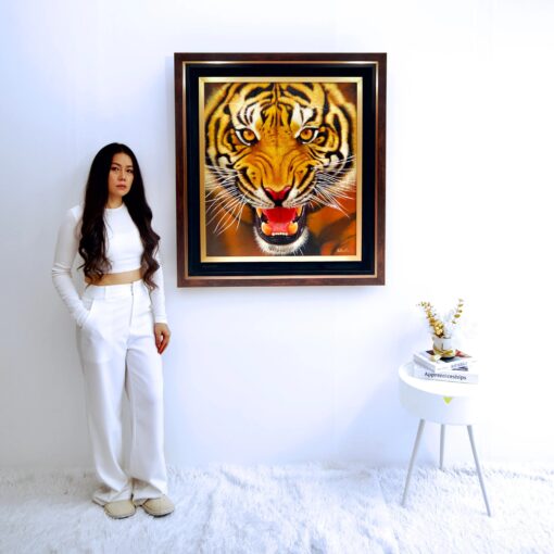 La Force du Tigre | 95 x 105 cm La Galerie d'art en ligne art gallery 3