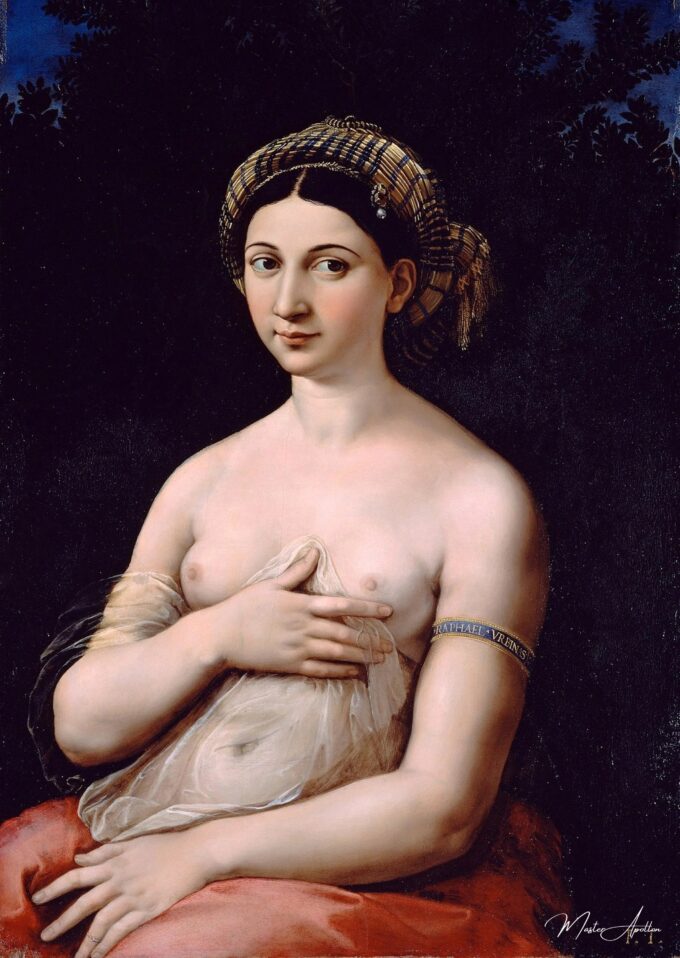 La Fornarina – Raphaël (peintre) Raffaello Sanzio (Raphaël)