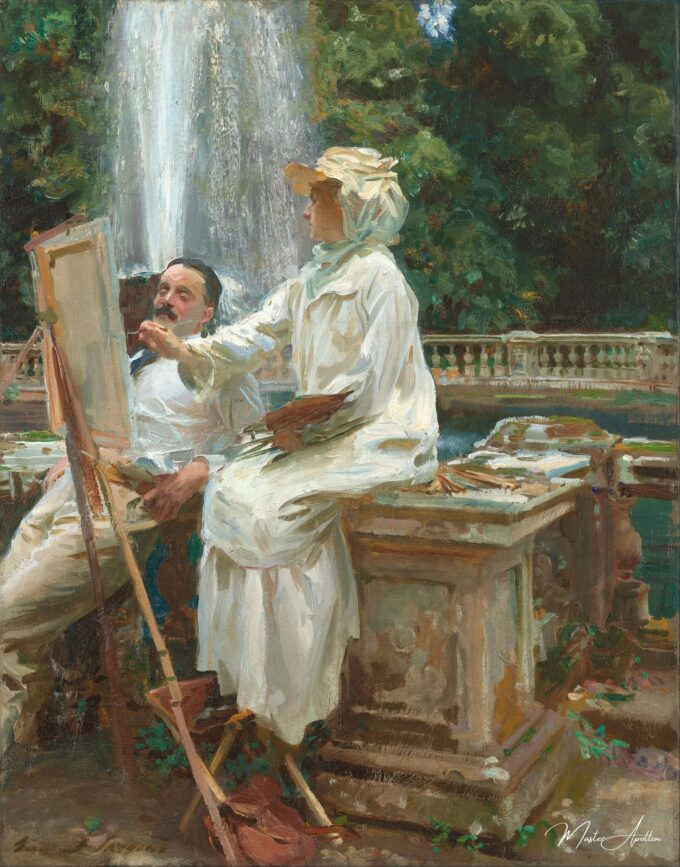 La fountain, Villa Torlonia, Frascati, Italie – John Singer Sargent John Singer Sargent