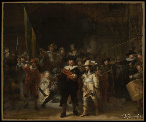 La Garde de nuit (La Compagnie de Frans Banning Cocq et Willem van Ruytenburch) – Rembrandt van Rijn Rembrandt van Rijn 2