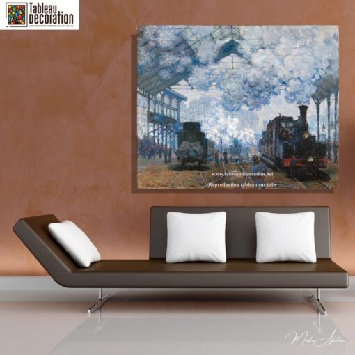 La Gare Saint-Lazare, arrivée d’un train – Claude Monet Claude Monet 6