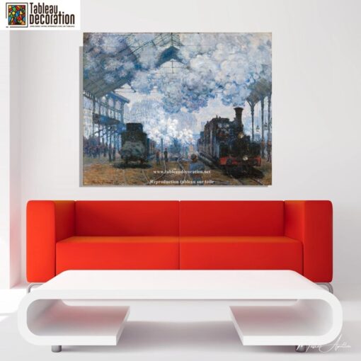 La Gare Saint-Lazare, arrivée d’un train – Claude Monet Claude Monet 3