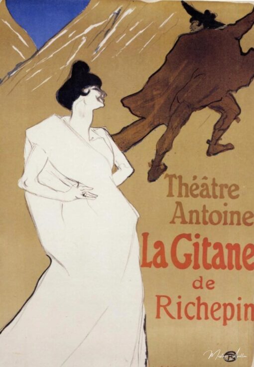 La Gitane – Toulouse Lautrec Henri de Toulouse-Lautrec