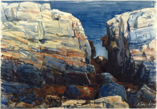 La Gorge, Appledore – Childe Hassam Childe Hassam