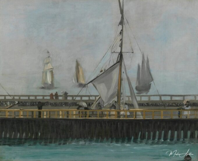 La jetée de Boulogne-sur-Mer – Edouard Manet Édouard Manet