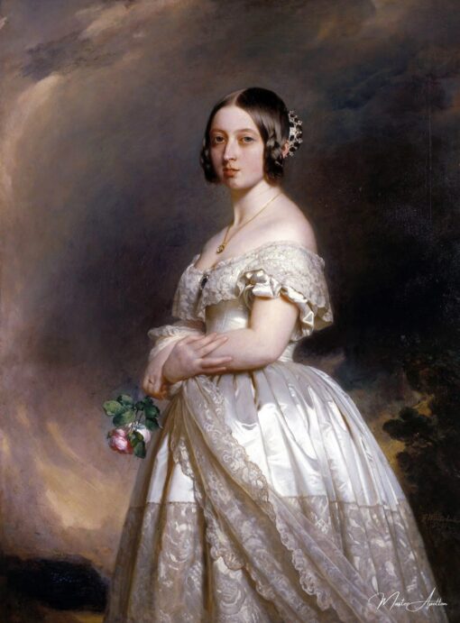 La jeune reine Victoria – Franz Xaver Winterhalter Franz Xaver Winterhalter