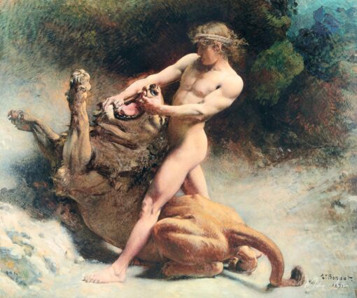 La jeunesse de Samson – Léon Bonnat Léon Bonnat