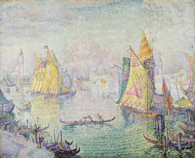 La lagune de Saint-Marc, Venise – Paul Signac Paul Signac