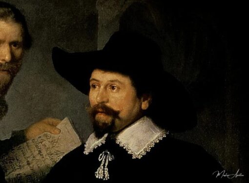 La leçon d’anatomie du Dr. Nicolaes Tulp (détail de 7543) – Rembrandt van Rijn Rembrandt van Rijn