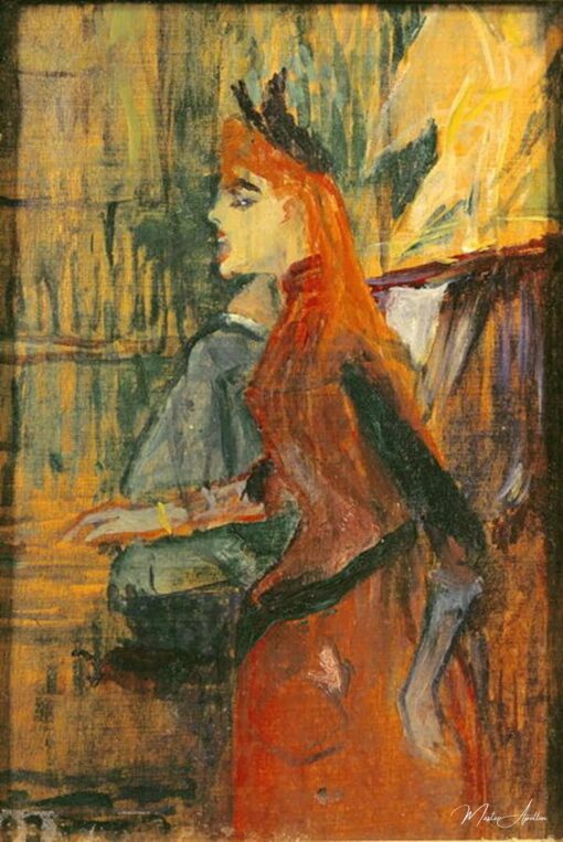 La leçon de chant – Toulouse Lautrec Henri de Toulouse-Lautrec