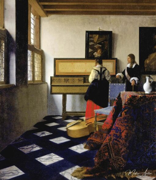 La Leçon de musique (Vermeer) – Johannes Vermeer Johannes Vermeer