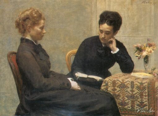 La Lecture, 1877 – Henri Fantin-Latour Henri Fantin-Latour