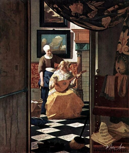 La Lettre d’amour (Vermeer) – Johannes Vermeer Johannes Vermeer