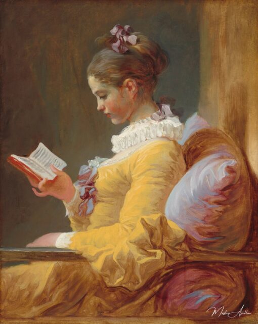 La Liseuse – Jean-Honoré Fragonard Jean-Honoré Fragonard 2