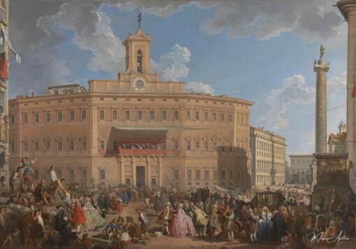 La Loterie au Palazzo Montecitorio – Giovanni Paolo Panini Giovanni Paolo Panini