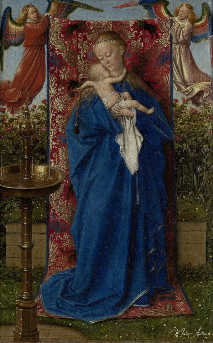 La Madone à la fontaine – Jan Van Eyck Jan Van Eyck