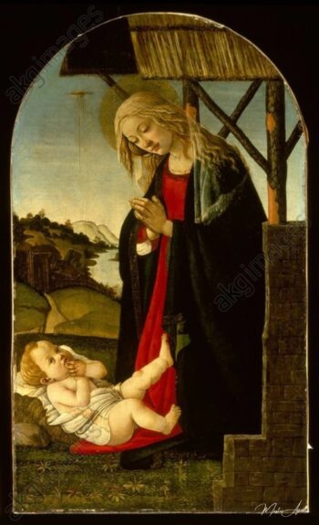 La Madone adorant le Christ – Sandro Botticelli Sandro Botticelli