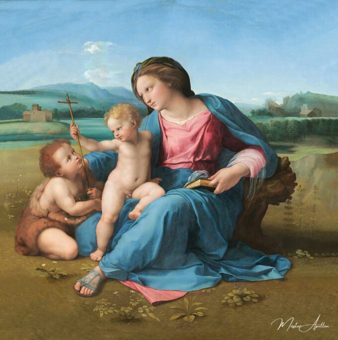 La Madone d’Alba – Raphaël (peintre) Raffaello Sanzio (Raphaël)