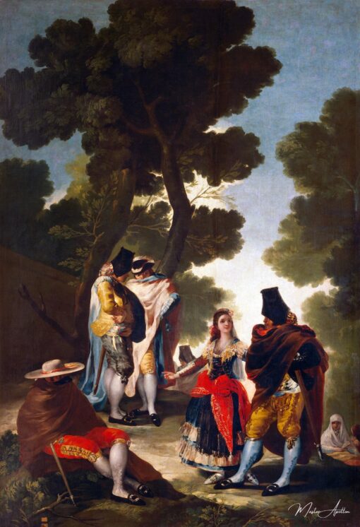 La Maja et les embozados – Francisco de Goya Francisco de Goya