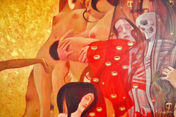 La Médecine – Une Œuvre Réimaginée de Gustav Klimt par Master Apollon | 180 x 270 cm La Galerie d'art en ligne art gallery 22
