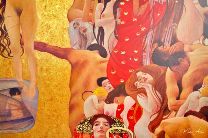 La Médecine – Une Œuvre Réimaginée de Gustav Klimt par Master Apollon | 180 x 270 cm La Galerie d'art en ligne art gallery 24
