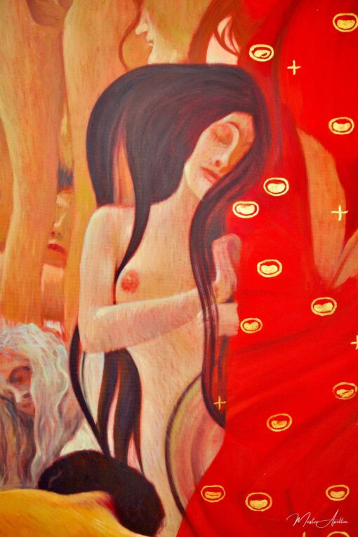 La Médecine – Une Œuvre Réimaginée de Gustav Klimt par Master Apollon | 180 x 270 cm La Galerie d'art en ligne art gallery 8