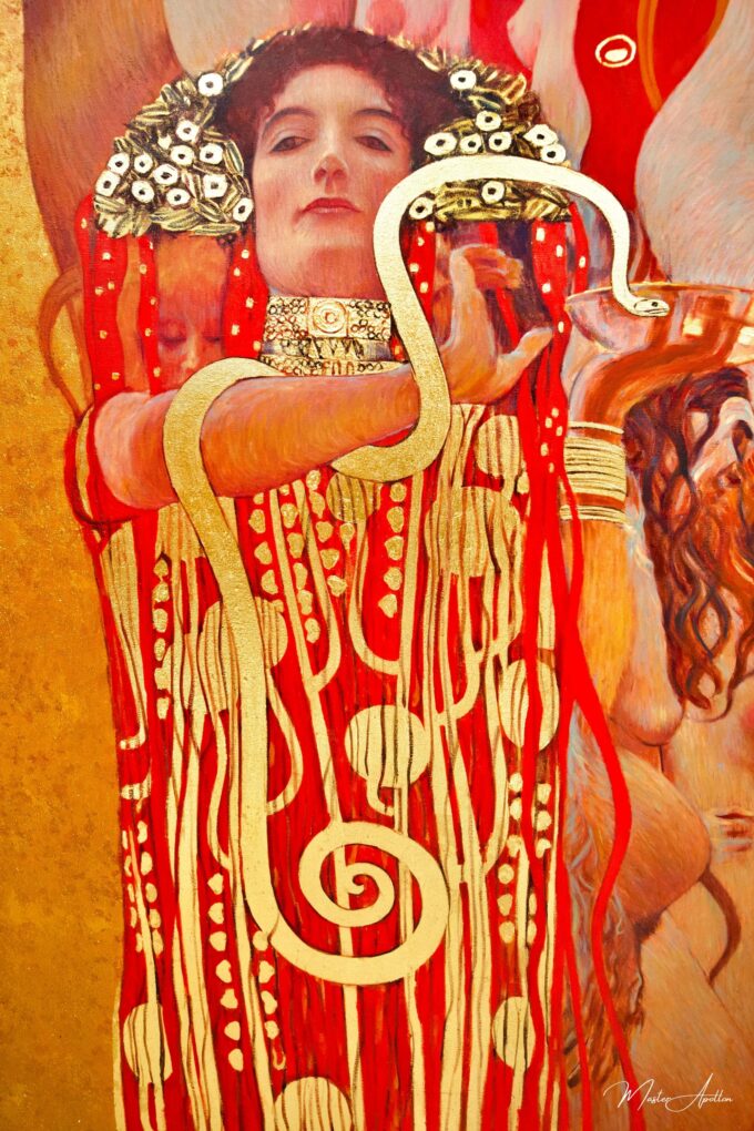 La Médecine – Une Œuvre Réimaginée de Gustav Klimt par Master Apollon | 180 x 270 cm La Galerie d'art en ligne art gallery 4