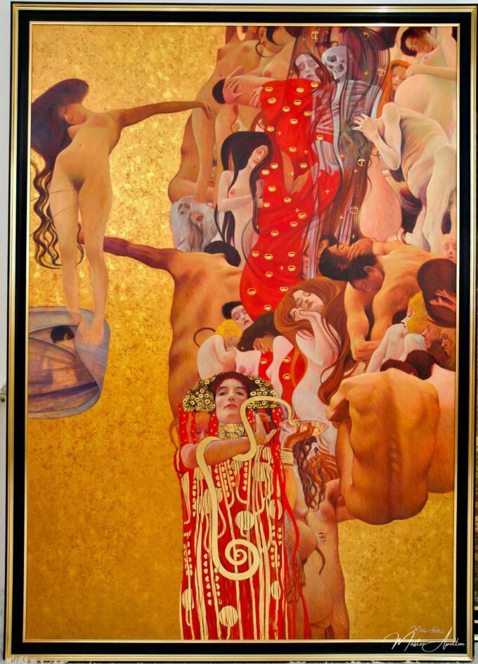 La Médecine – Une Œuvre Réimaginée de Gustav Klimt par Master Apollon | 180 x 270 cm La Galerie d'art en ligne art gallery 27