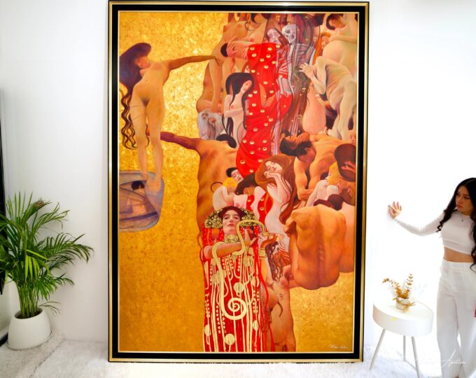 La Médecine – Une Œuvre Réimaginée de Gustav Klimt par Master Apollon | 180 x 270 cm La Galerie d'art en ligne art gallery 28