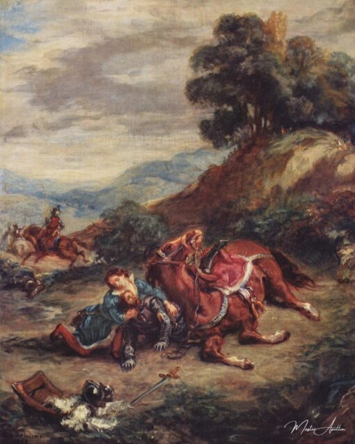 La mort de Lara I – Eugène Delacroix Eugène Delacroix