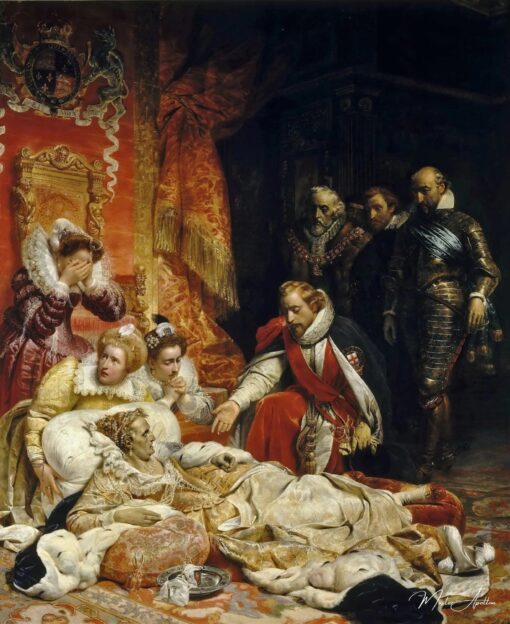 La mort d’Elizabeth I, reine d’Angleterre – Paul Delaroche Paul Delaroche