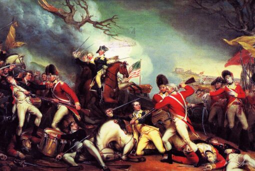 La mort du général Mercer à la bataille de Princeton – John Trumbull John Trumbull