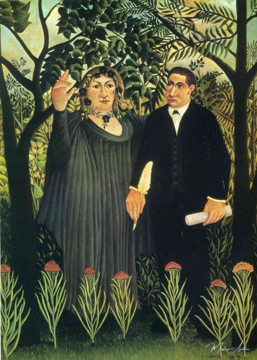 La muse inspirant le poète – Henri Rousseau Henri Rousseau