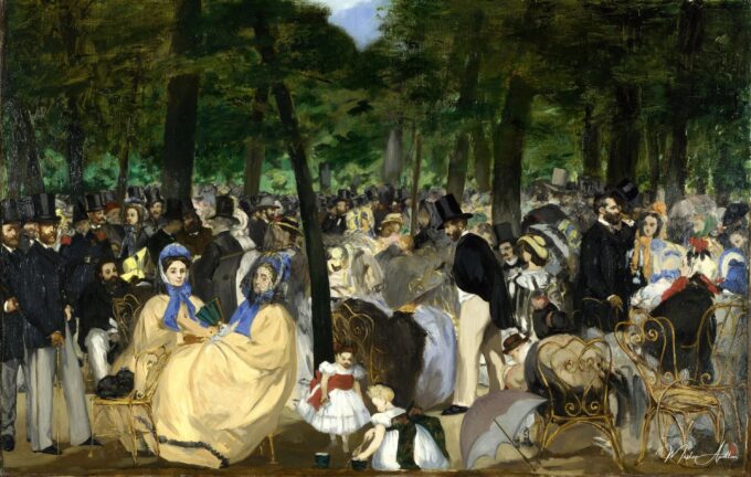 La Musique aux Tuileries – Edouard Manet Édouard Manet