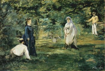 La Partie de croquet – Edouard Manet Édouard Manet