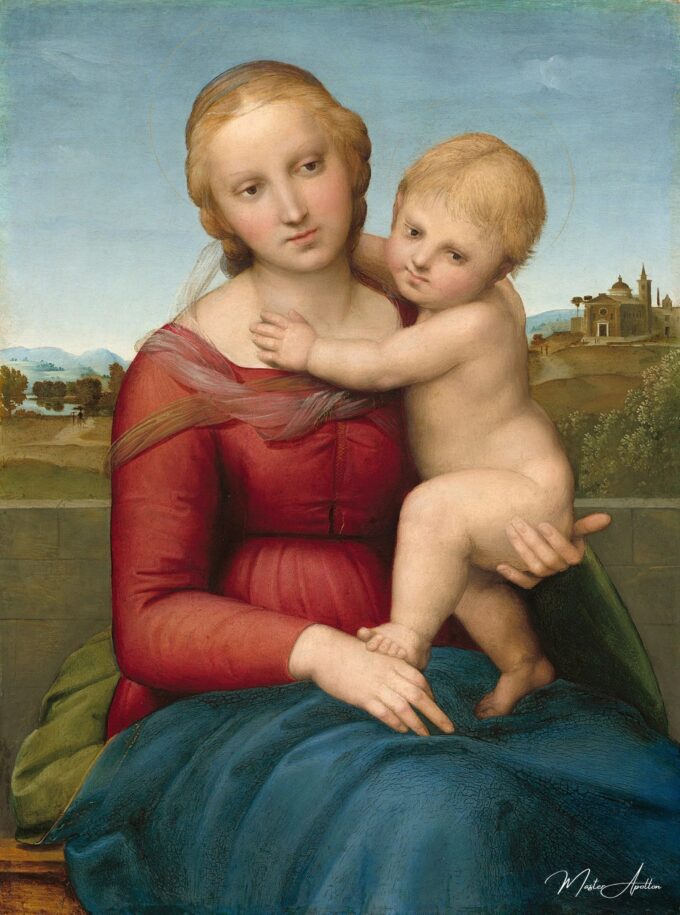 La Petite Madone Cowper – Raphaël (peintre) Raffaello Sanzio (Raphaël)