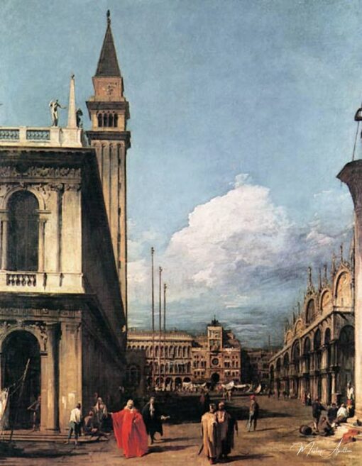 La Piazzetta contre le Torre dell`Orologio – Giovanni Antonio Canal Giovanni Antonio Canal 2