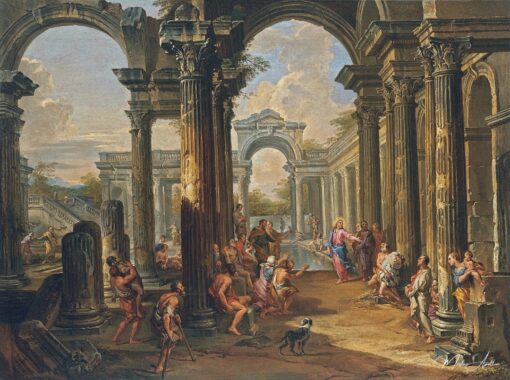 La piscine de Bethesda, vers 1724 – Giovanni Paolo Panini Giovanni Paolo Panini