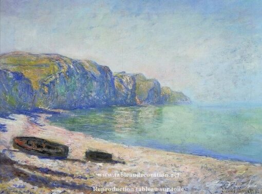 La Plage de Pourville – Reproduction de tableaux de Monet Claude Monet