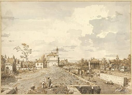 La Porta Portello avec le canal de la Brenta à Padoue – Giovanni Antonio Canal Giovanni Antonio Canal 2
