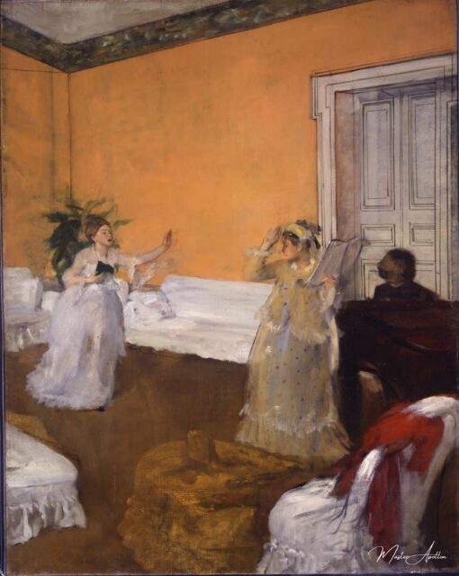 La répétition de la chanson – Edgar Degas Edgar Degas