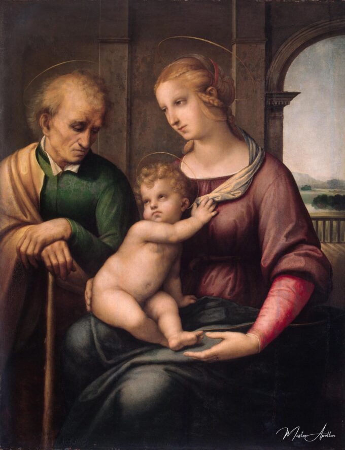 La Sainte Famille – Raphaël (peintre) Raffaello Sanzio (Raphaël)