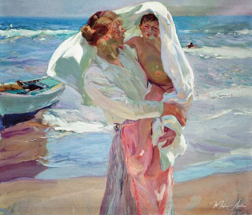 La Sortie du bain – Sorolla Joaquín Sorolla