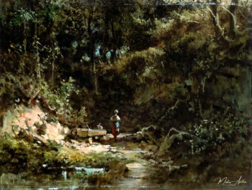La source forestière – Carl Spitzweg Carl Spitzweg