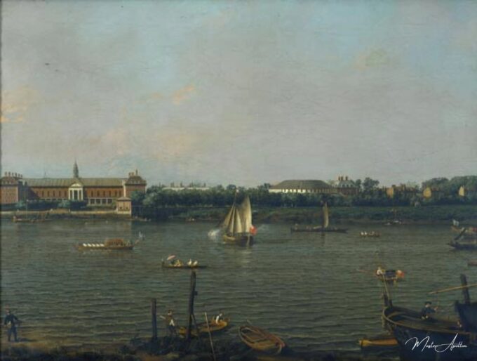 La Tamise avec le Chelsea College, la Rotonde et Ranelagh House – Giovanni Antonio Canal Giovanni Antonio Canal