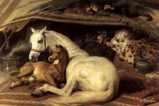 La tente arabe – Edwin Landseer Edwin Landseer