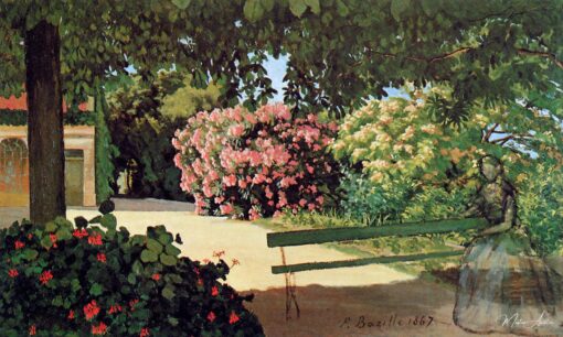 La Terrasse à Méric – Frédéric Bazille Frédéric Bazille