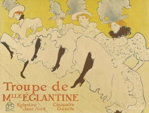 La troupe de mademoiselle eglantine – Toulouse Lautrec Henri de Toulouse-Lautrec